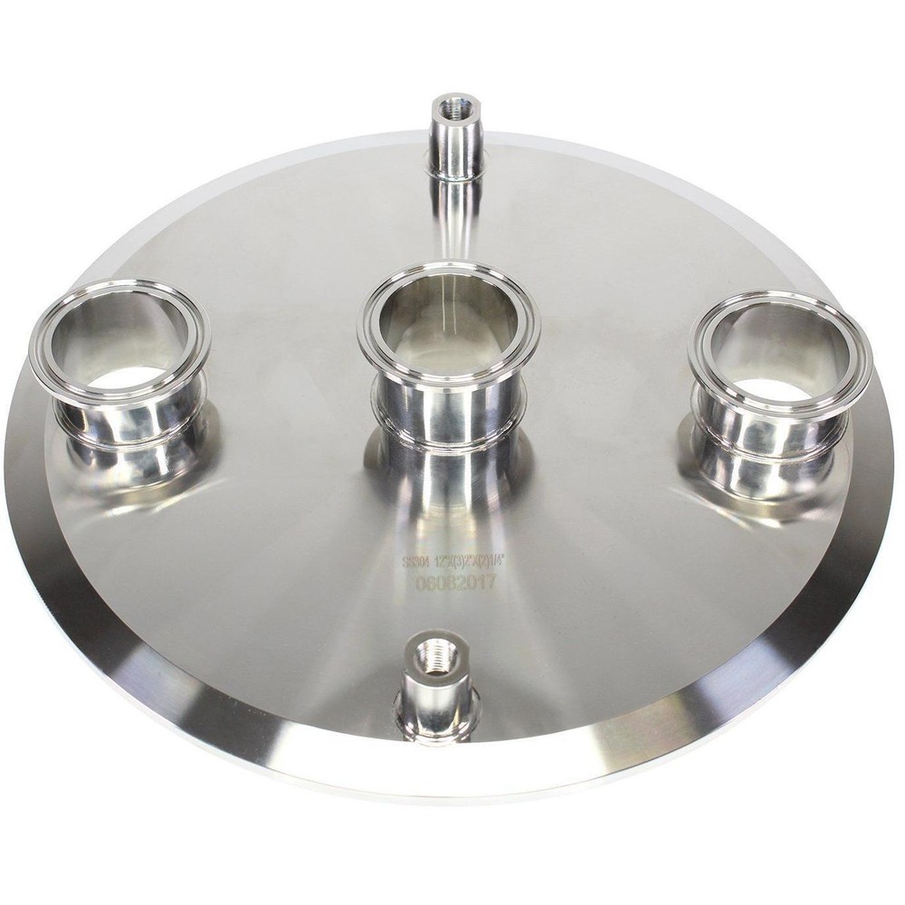 BVV 12" x (3) 2" x (2) 1/4 FNPT Endcap