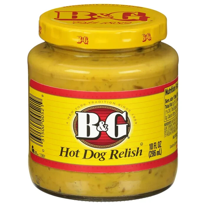 B&G Hot Dog Relish 10 fl oz