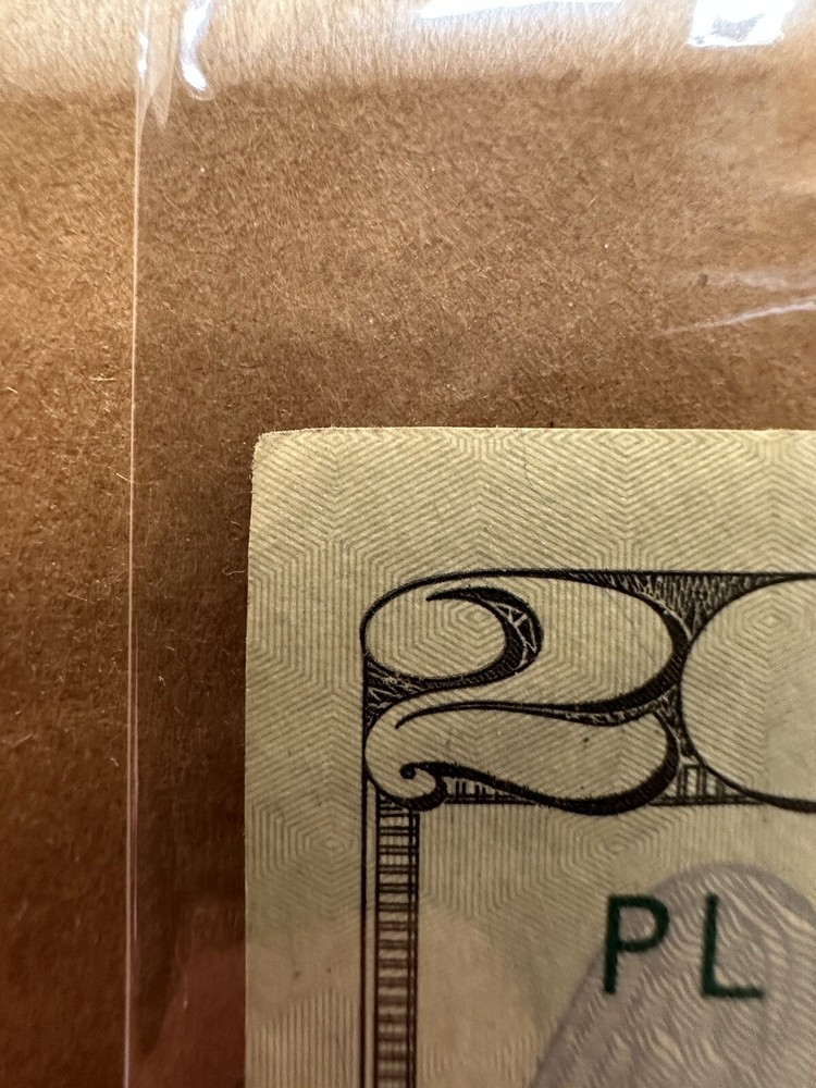 $20 BILL INK ERROR ON NUMBER “3” RARE