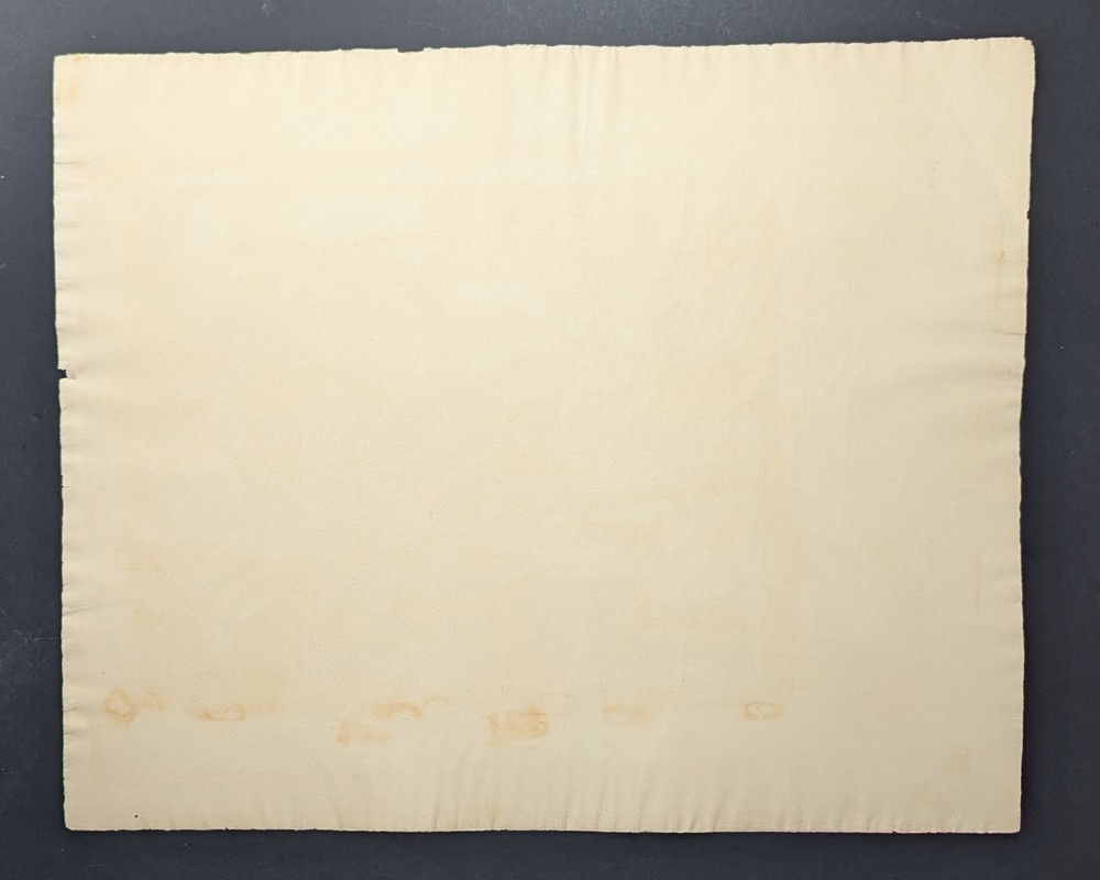 Fritz Kreidt, abstract room composition, drawing, unsigned