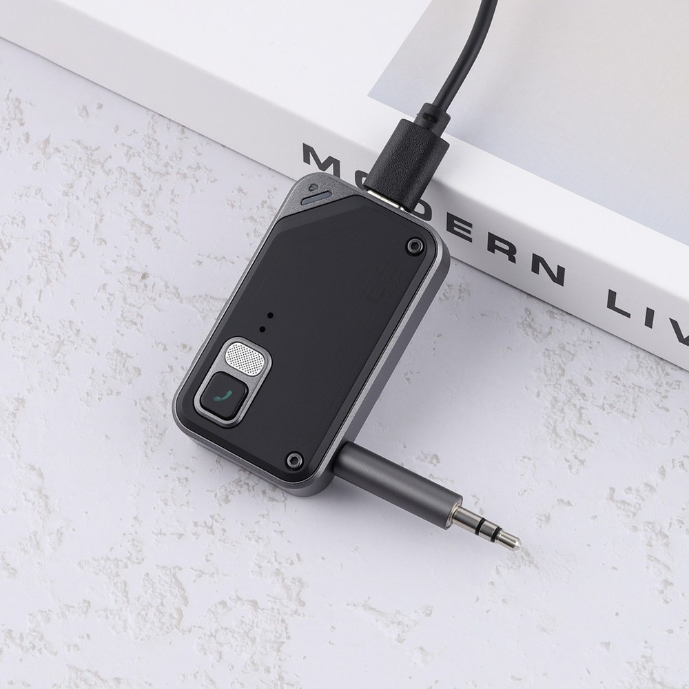 Bluetooth 5.3 Car Wireless Transmitter Receiver Adapter AUX Audio(3.5mm Jack)