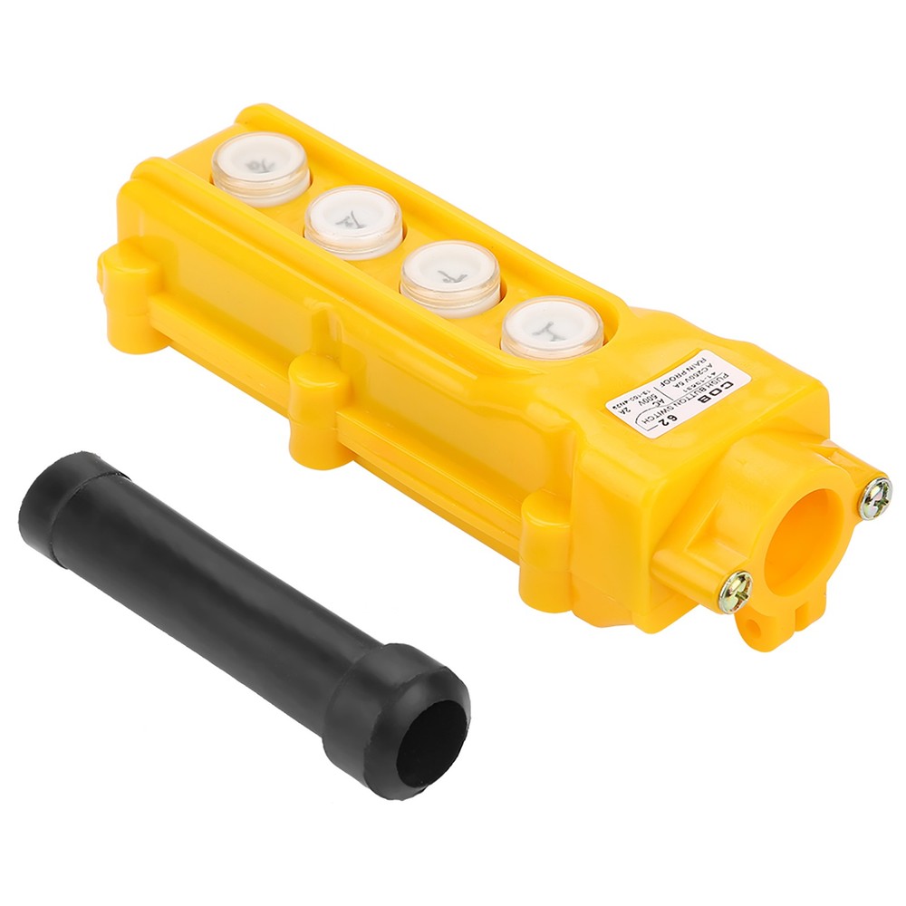 Crane Chain Hoist 4-channel Push Button Switch Lifting Pendant Controller