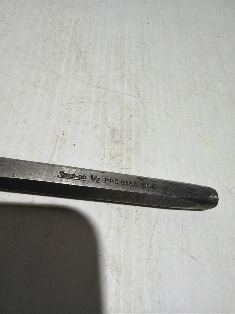 Snap On 1/2" Flat Tip Chisel 6" Long PPC816A