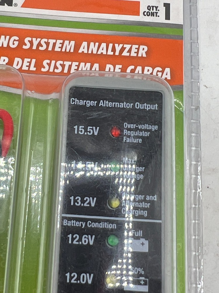 Qty 3 Dorman Genuine Conduct Charging System Tester 84502 Analyzer Tool