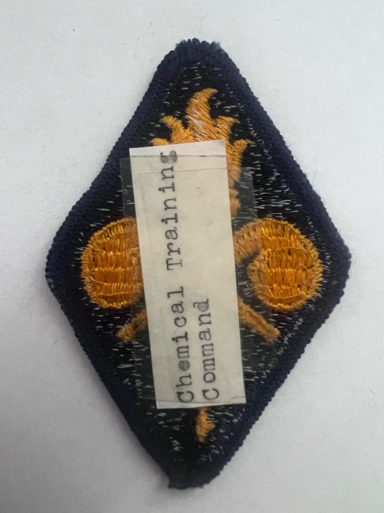 Chemical Training Command US Army Patch