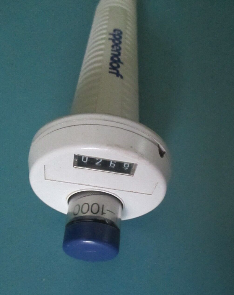 EPPENDORF REFERENCE 100 - 1000 uL ADJUSTABLE PIPETTOR SINGLE CHANNEL MANUAL
