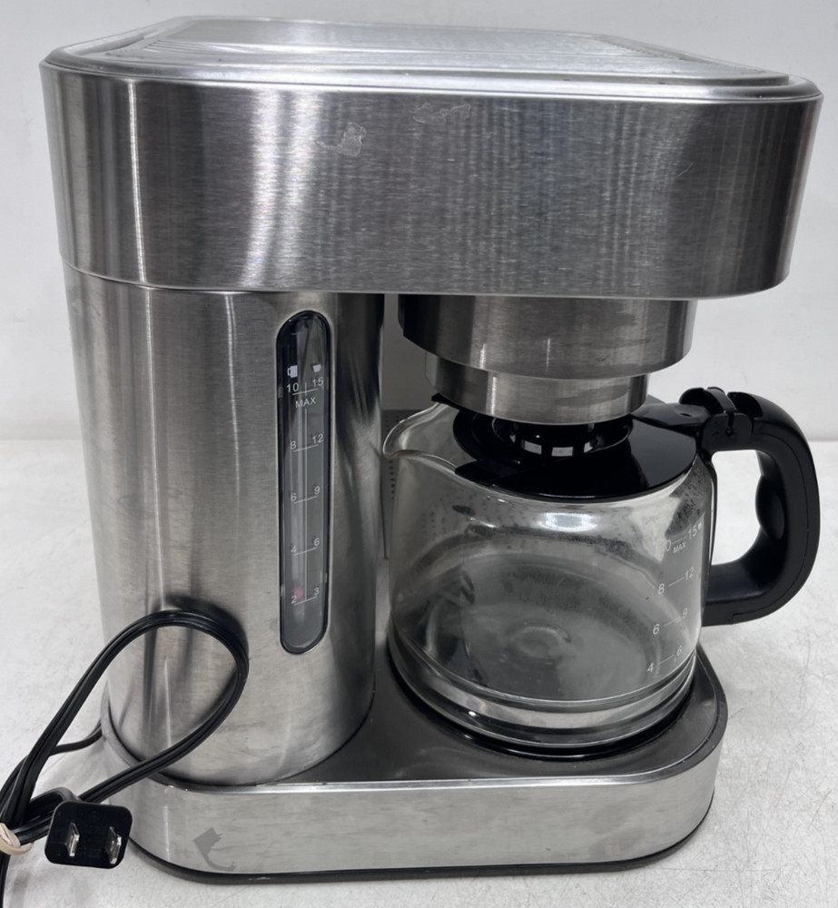 Espressione EM-1040 Coffee Maker Combo Drip & Espresso Machine Untested