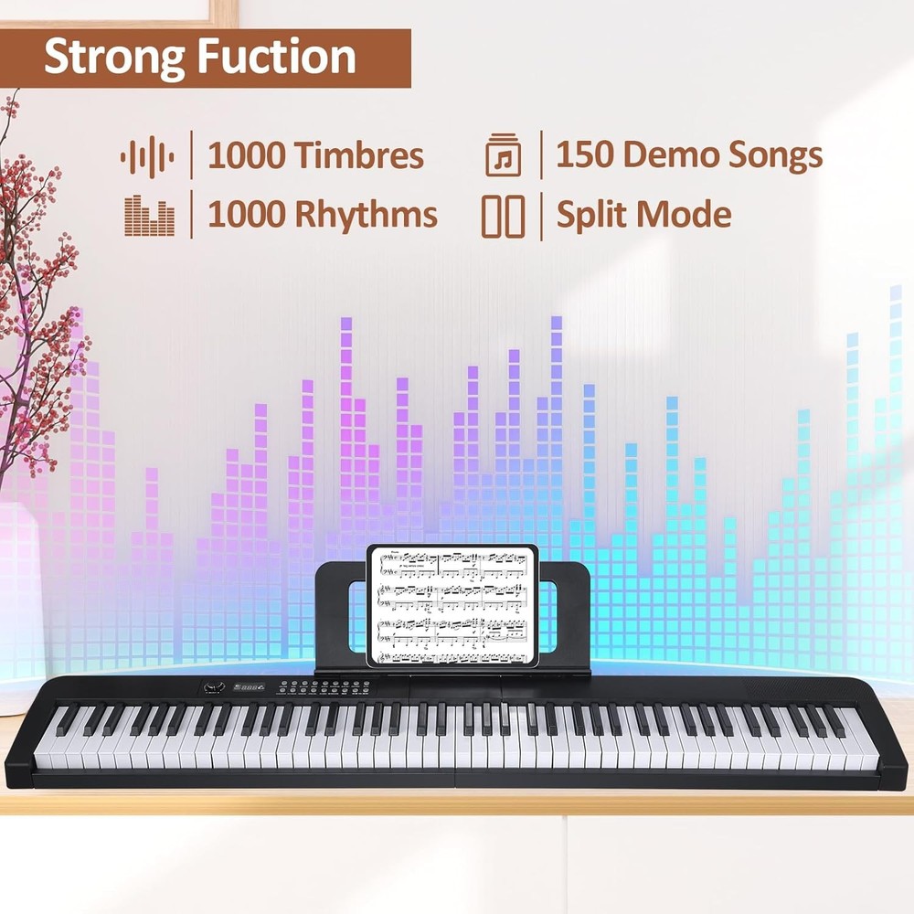 88 Key Digital Piano Semi Weighted Beginner