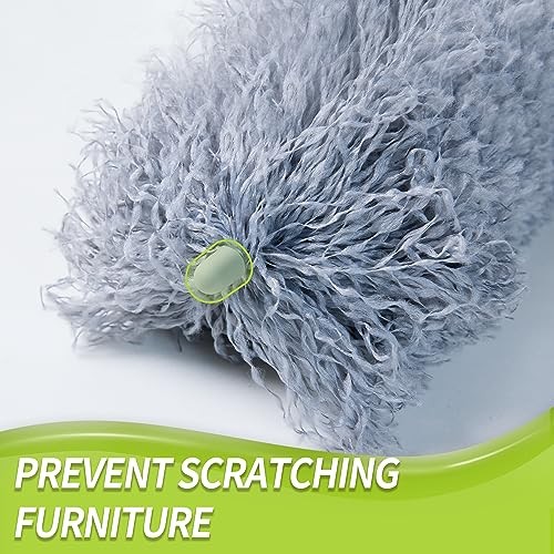 Cobweb Duster with Extension Pole, Set A: Spider Web Brush & Ceiling Duster