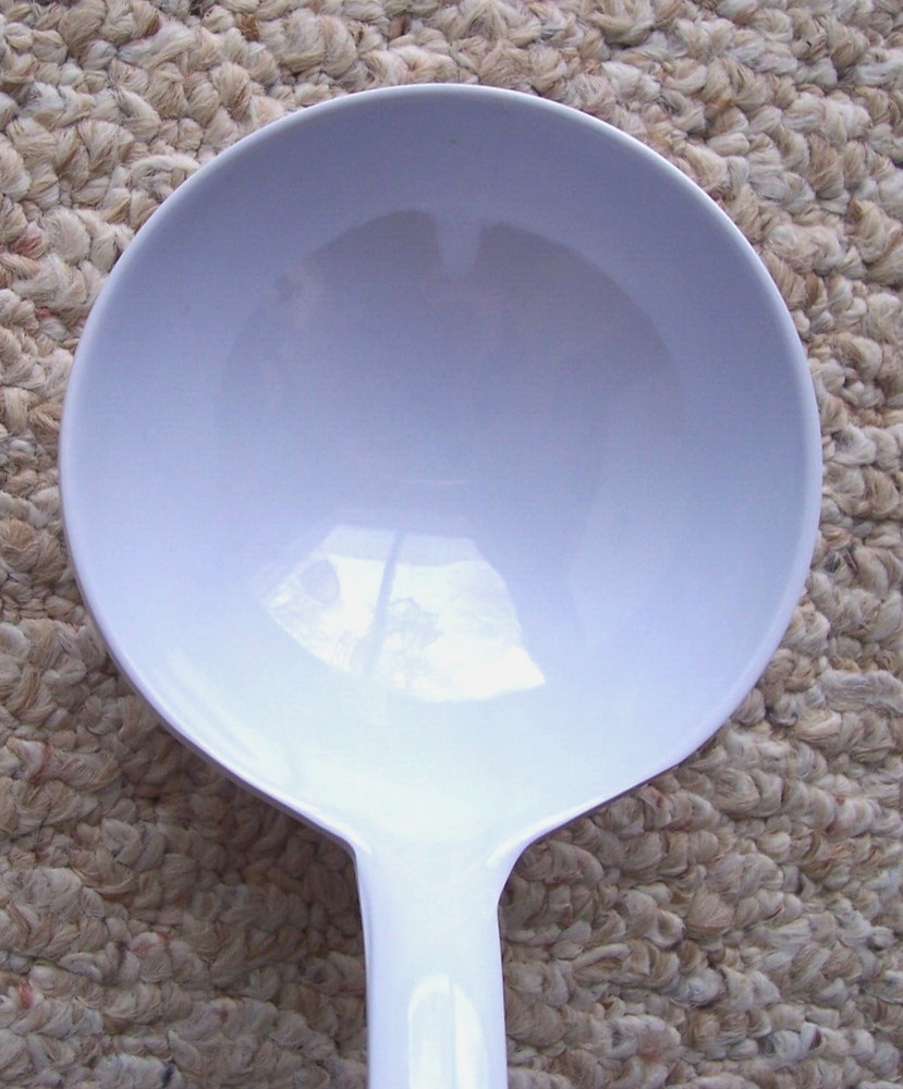 Unbranded Melamine White Ladle 13" Long