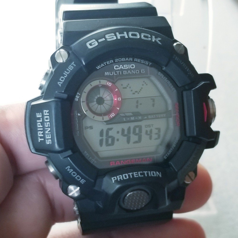 ⌚G-Shock GW9400 Rangeman triple sensor barometer temp compass.