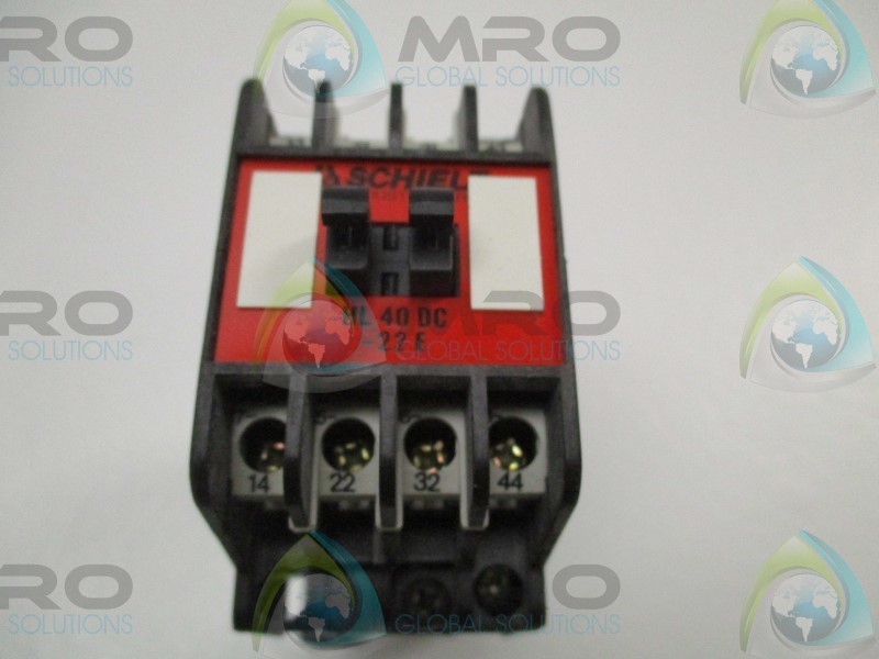 SCHIELE HL40DC/80DC/100DC CONTACTOR RELAY 24VDC NSNP