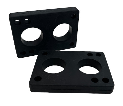 TRINITY SKATEBOARD RISER PADS BLACK 1/2 INCH