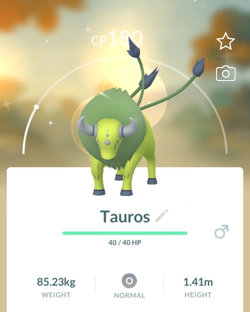 ✨🌟Pokemon Go Shiny Taurous ✨🌟
