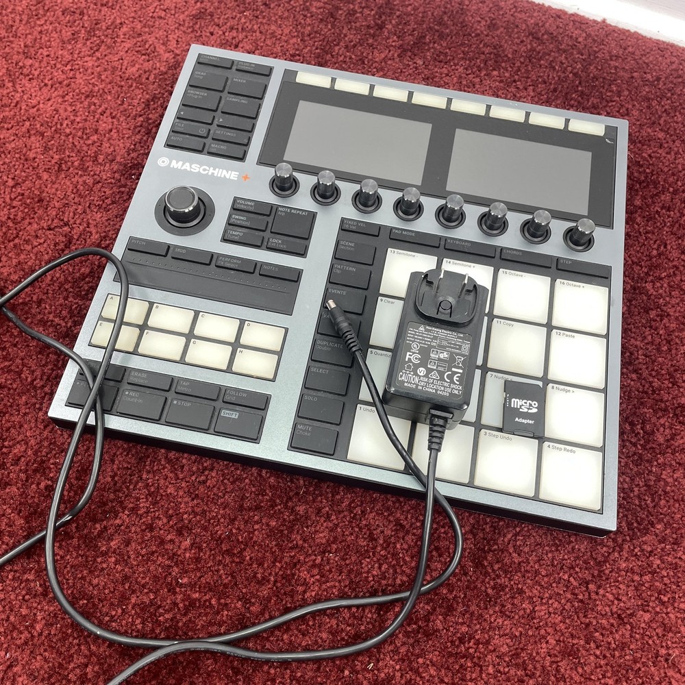 Native Instruments MASCHINE+ Plus HW Standalone Drum Sampler Controller *VIDEO