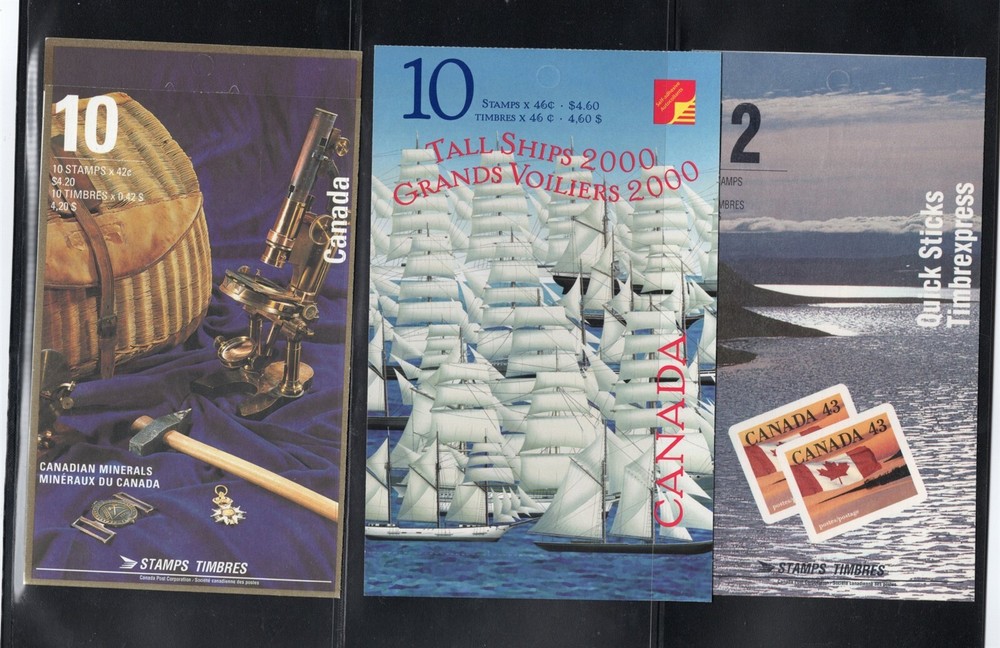 CANADA MINT NH STAMP COLLECTION COMPLETE BOOKLETS #3