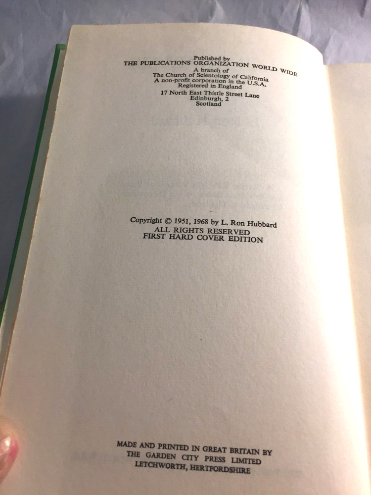 Self Analysis by L. Ron Hubbard (Hardback)