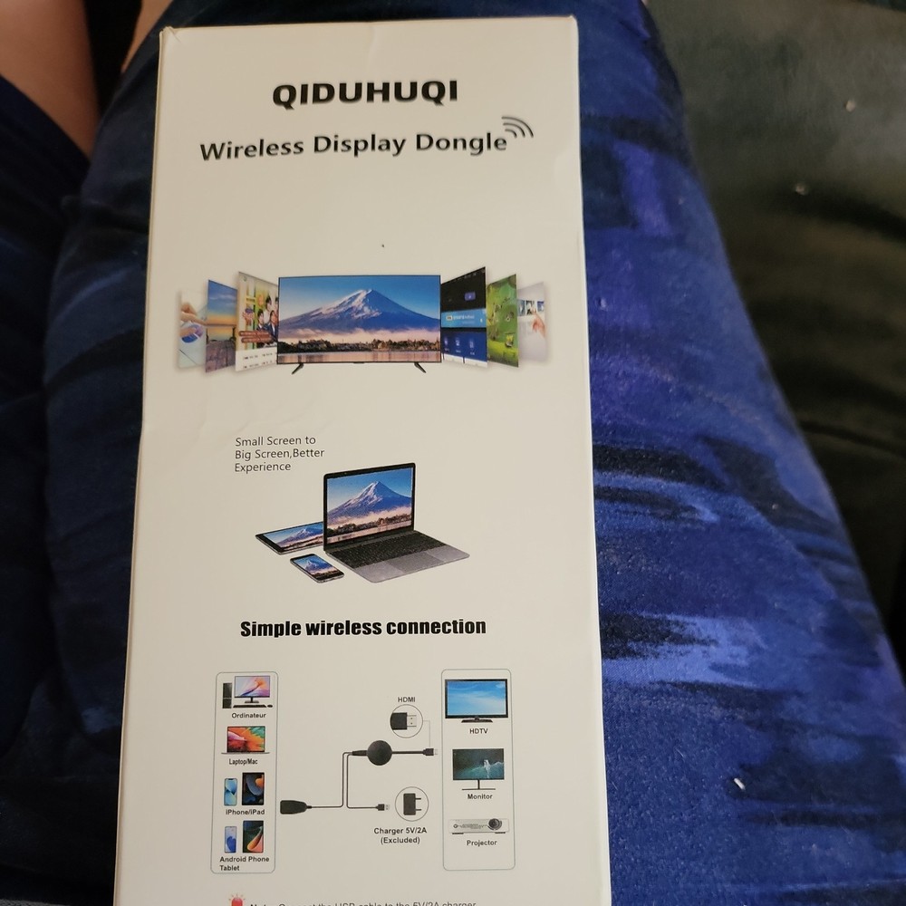 QIDUHUQI Wireless Display Receiver - Stream & Mirror Effortlessly