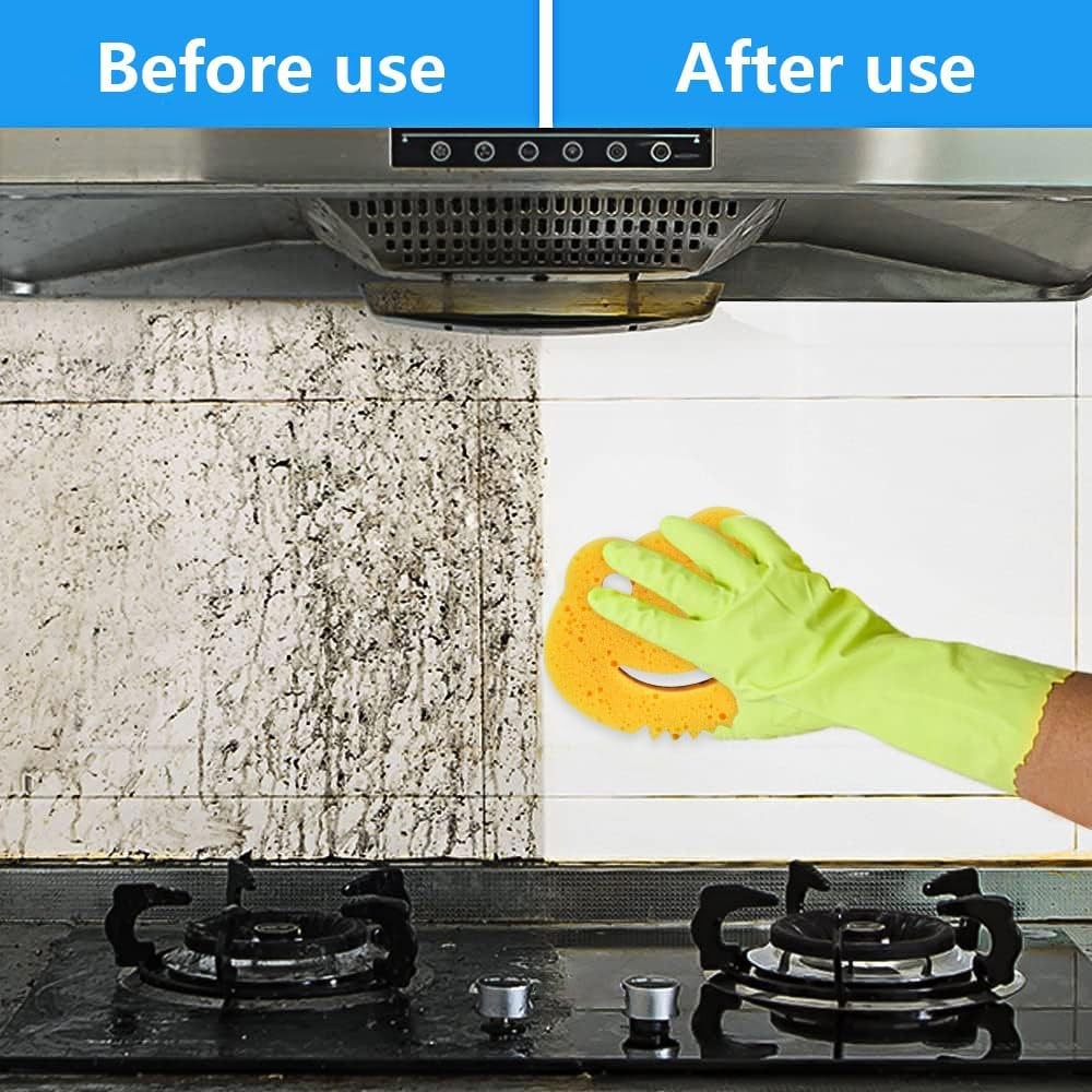12 Pack Frog Dual-Sided Multi-Functional Premium Cleaning Sponges,Scrub