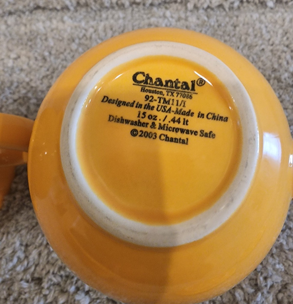 🪻Chantal Coffee Tea Mug w/Infuser Lid