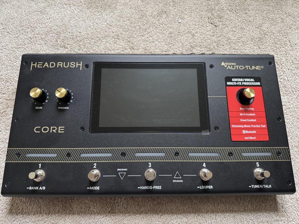 Headrush Core Guitar Multi-effect/Amp Modeler/Vocal Processor MINT