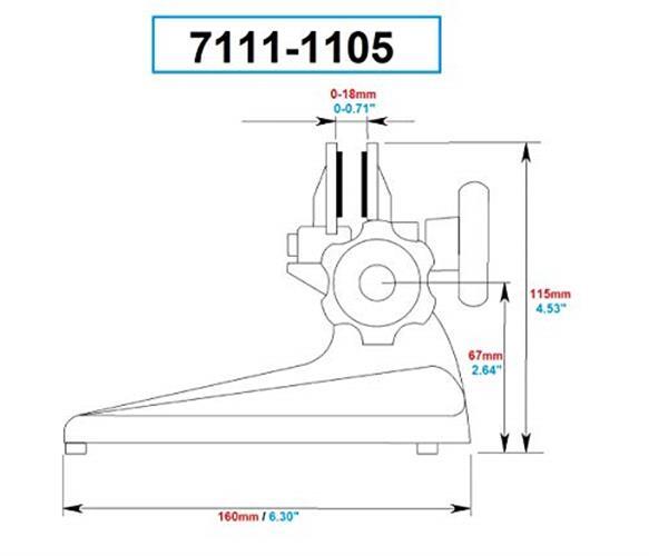 Dasqua 7111-1105 Micrometer Stand