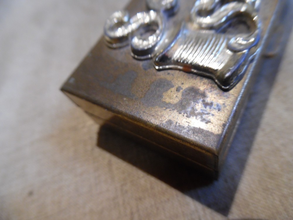 Old Mini Sewing Box Metal With Items