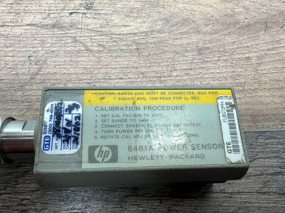 HP 8481A Power Sensor not working
