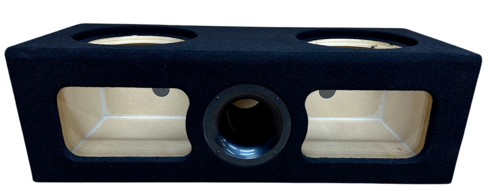Custom Ported Sub Box Enclosure for 2 8" subs with Plexiglass Acrylic Windows