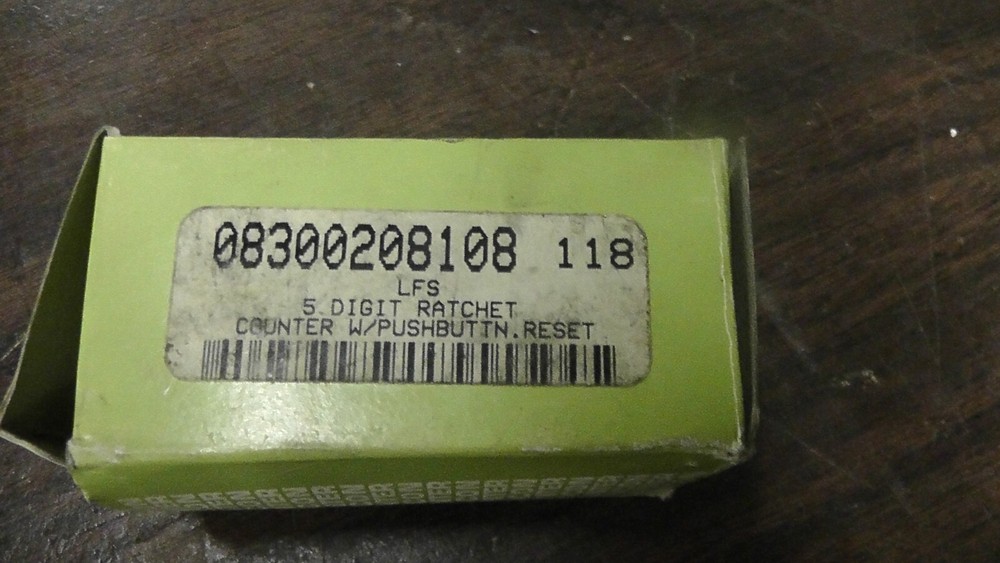 Uracon LFC-5P-RS Machine Counter 5 Digit, New