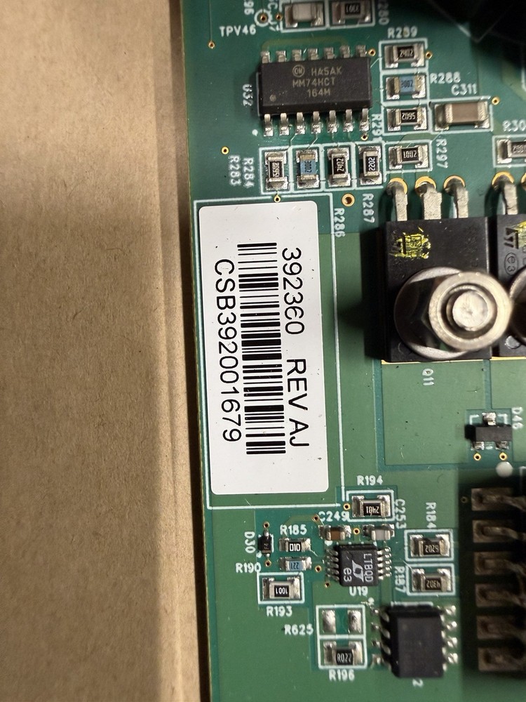 VideoJet 392360 CSB5 Main Control Board 1620