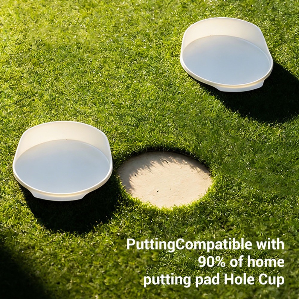 Portable Putting Cup ABS White Practice Aid For Home Training FTVG
