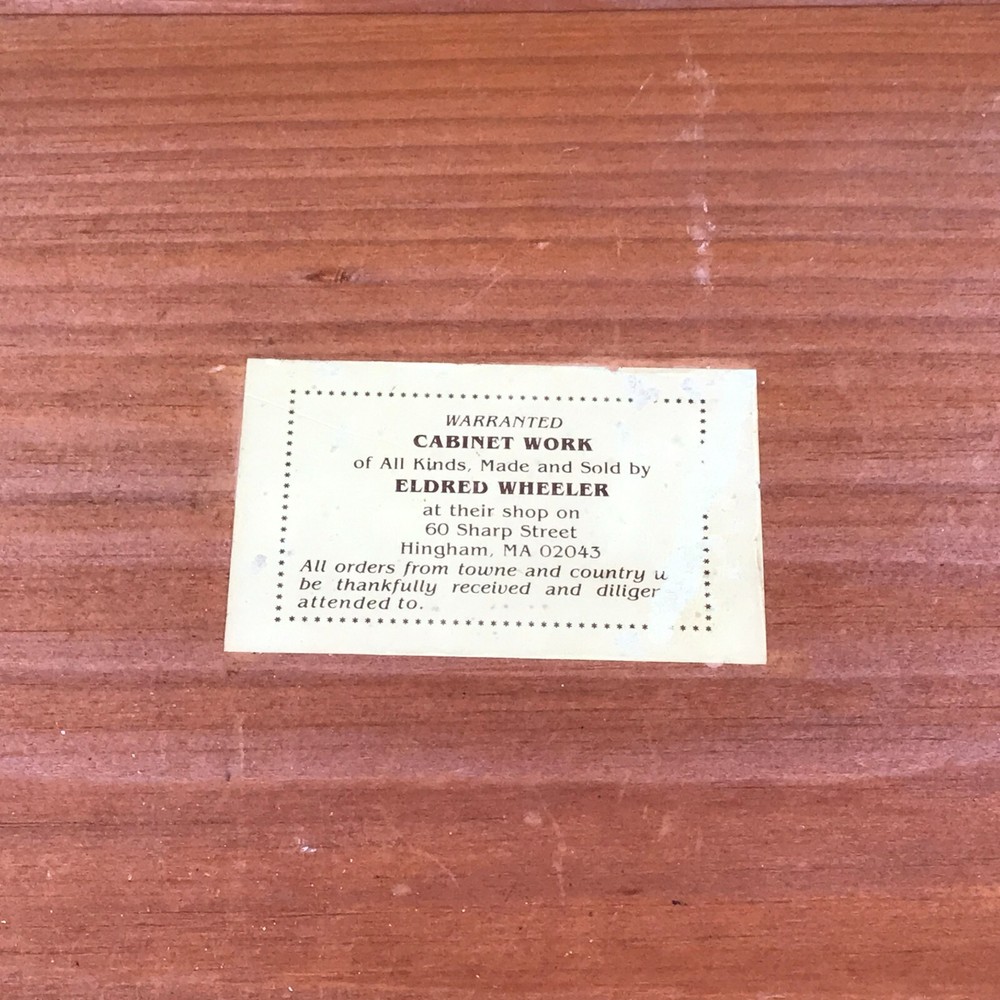 Eldred Wheeler 6 Drawer Tiger Maple Huntboard