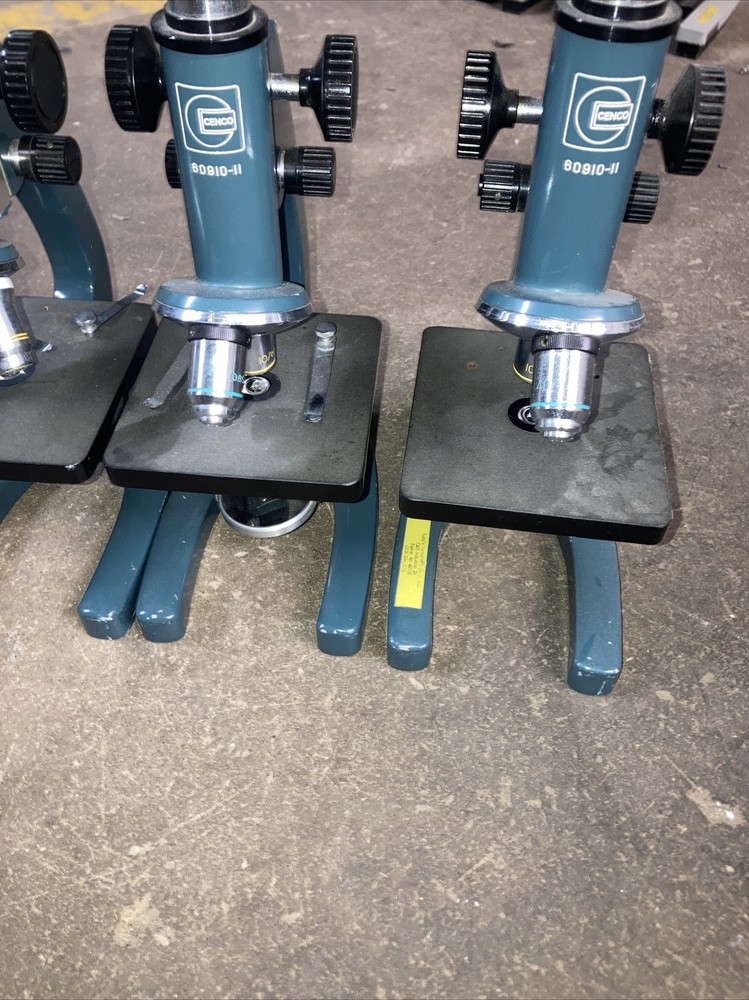 Vintage Cenco Microscope 60910 60910-11