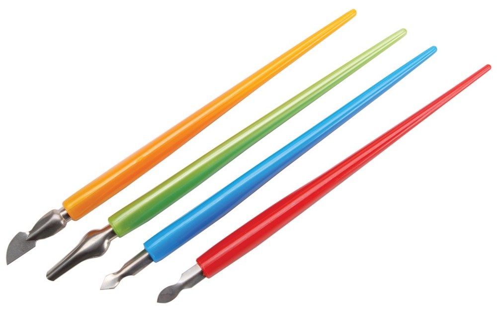 Foil Engraving Art Scraper Tools 4/Pkg