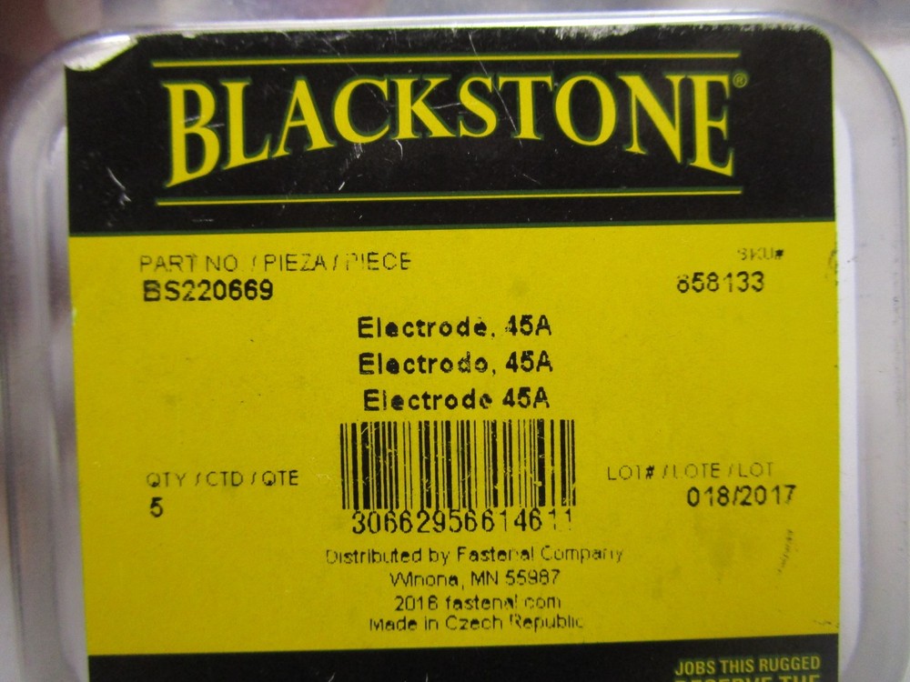 Blackstone 45A Electrode QTY 5