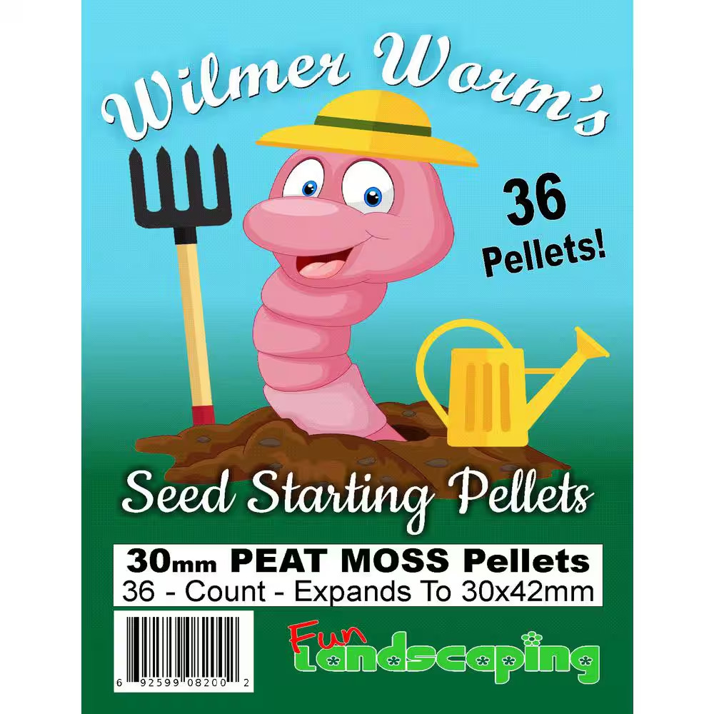 30Mm Peat Wilmer Worm'S Seed Starting Pellets (36-Pack)