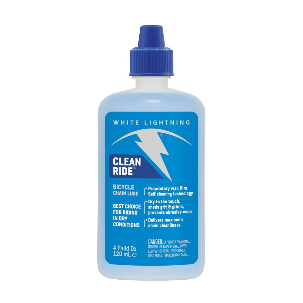 White Lightning Clean Ride Lube, 4oz Drip