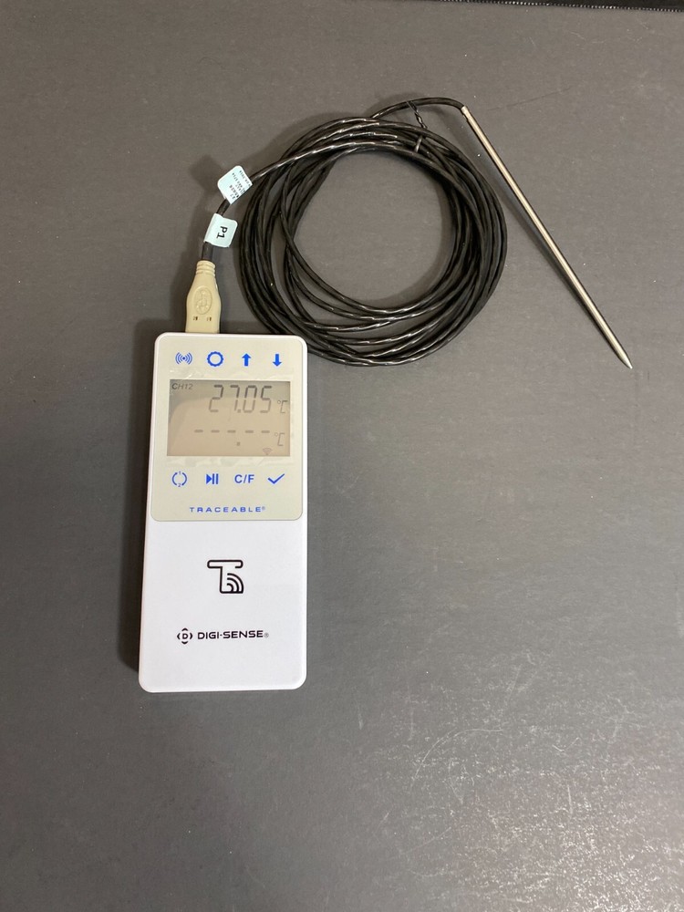 Traceable WIFI Data Logging Refrigerator Freezer Thermometer with SS Probe
