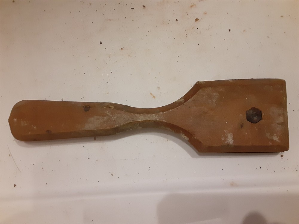 Vintage Paint Hand Scraper Wood Handle #2 replaceable blade 9.25" Lg