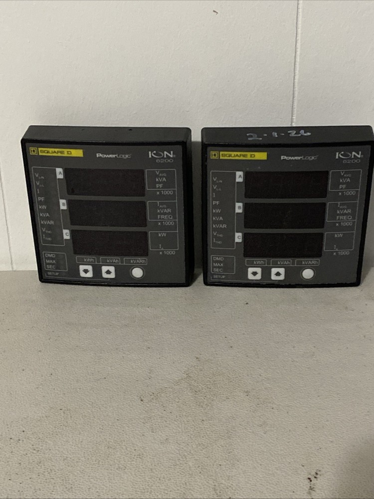 SQUARE D 6200R POWERLOGIC DIGITAL PANEL MODULE