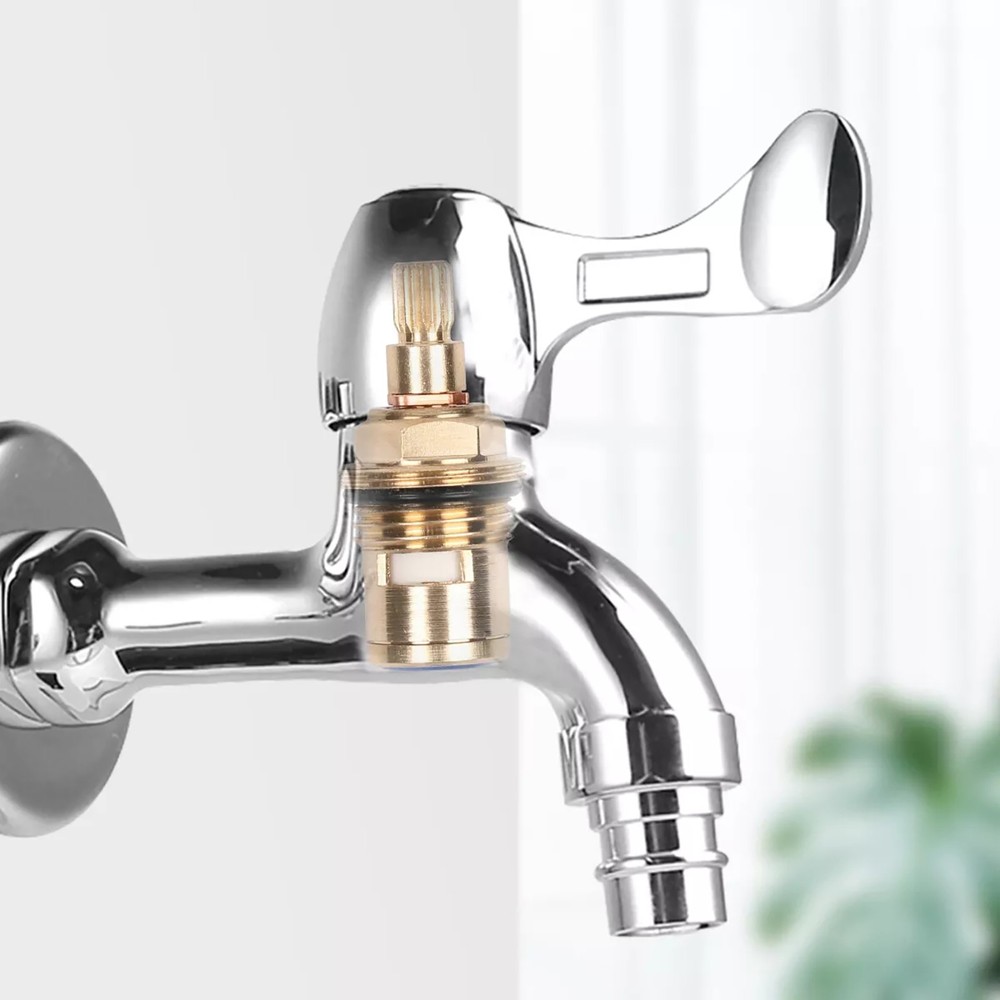 Ceramic 2Pcs Replacement Tap Cartridge Valve Kitchen Basin Mixer