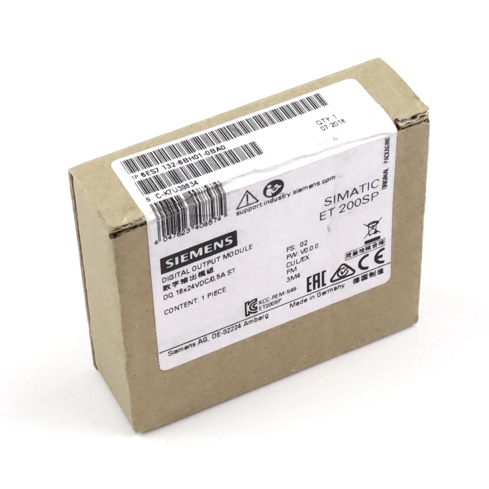New Siemens 6ES7132-6BH01-0BA0 6ES71326BH010BA0 ET 200SP Digital output module