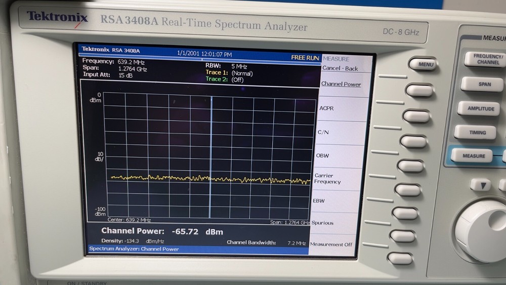 Tektronix RSA3408A Real-Time Spectrum Analyzer DC-8 GHz OPT 2