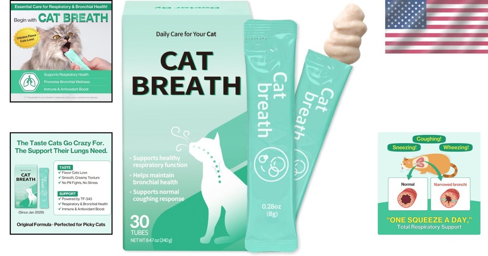 Cat Bronchial Support Paste - Immune Boost Formula