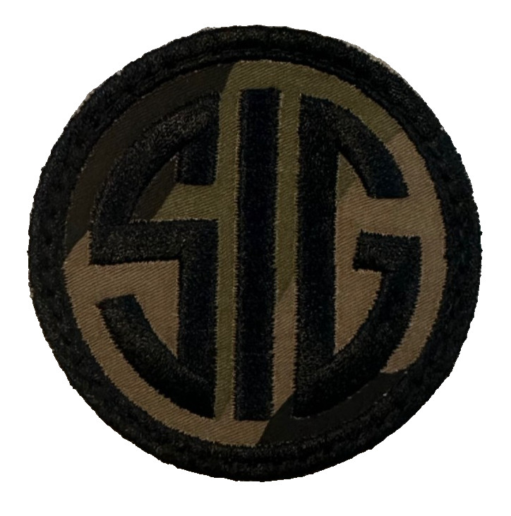 Sig Round Camo Patch with Hook Backing, 2.5" Diameter