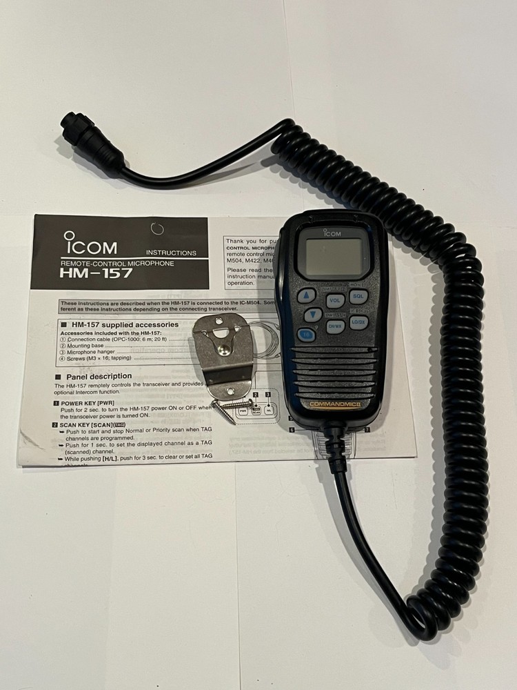 Icom HM-157 Command Mic II