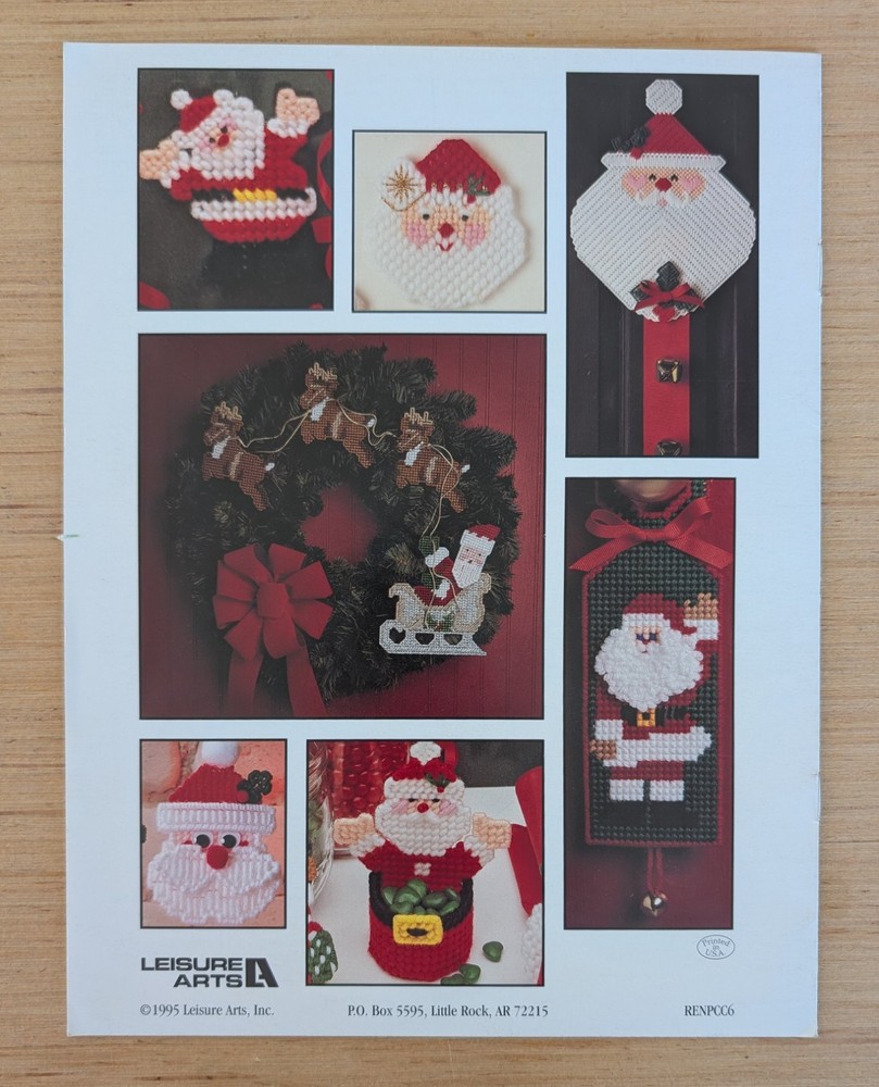 Santa's Galore! Plastic Canvas Pattern Booklet