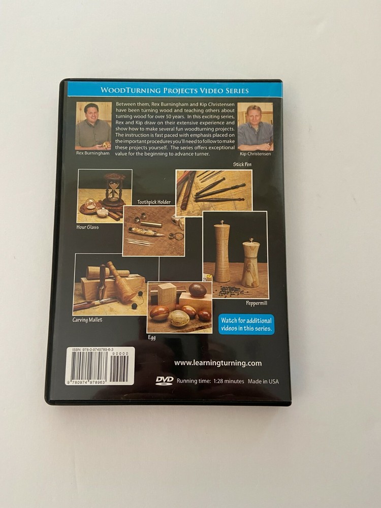 WoodTurning Projects with Rex & Kip Volume 2 DVD