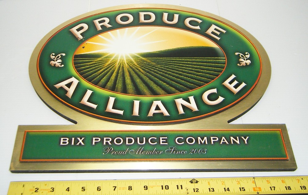 Solid Wood Produce Alliance Bix Produce Sign